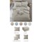 Haya Duvet Set With Pillow Sham, Euro Sham, Decorative Pillows and Duvet Cover